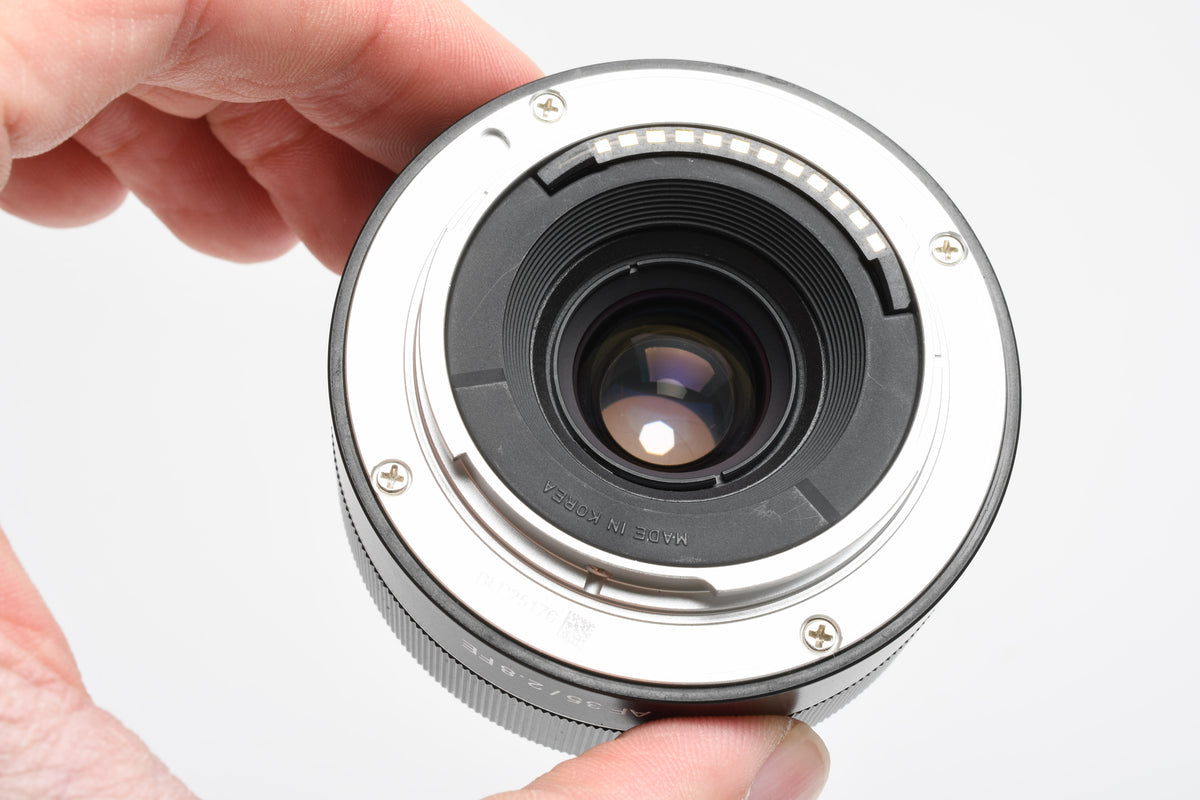 Samyang AF 35mm f2.8 FE for Sony E Mount, Caps, Case, Mint-