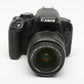 Canon Rebel T7i DSLR w/18-55mm f3.5-5.6 IS, Batt+charger+SD Only 8804 Acts!