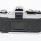Canon AE-1 35mm SLR Body Only, new seals, strap, cap, tested, accurate