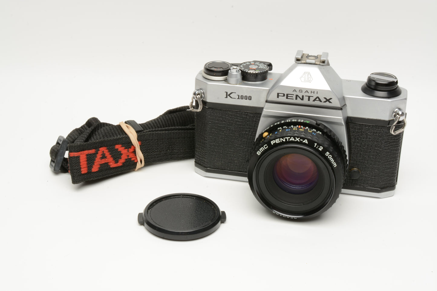 Pentax K1000 35mm SLR w/50mm f2 lens, New seals, strap, Great, Tested
