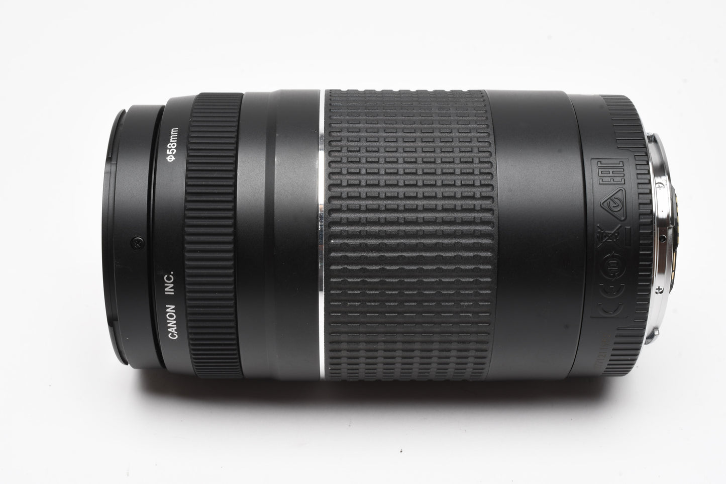 Canon EF 75-300mm f4-5.6 III Telephoto zoom, caps + DHD UV, MInt-