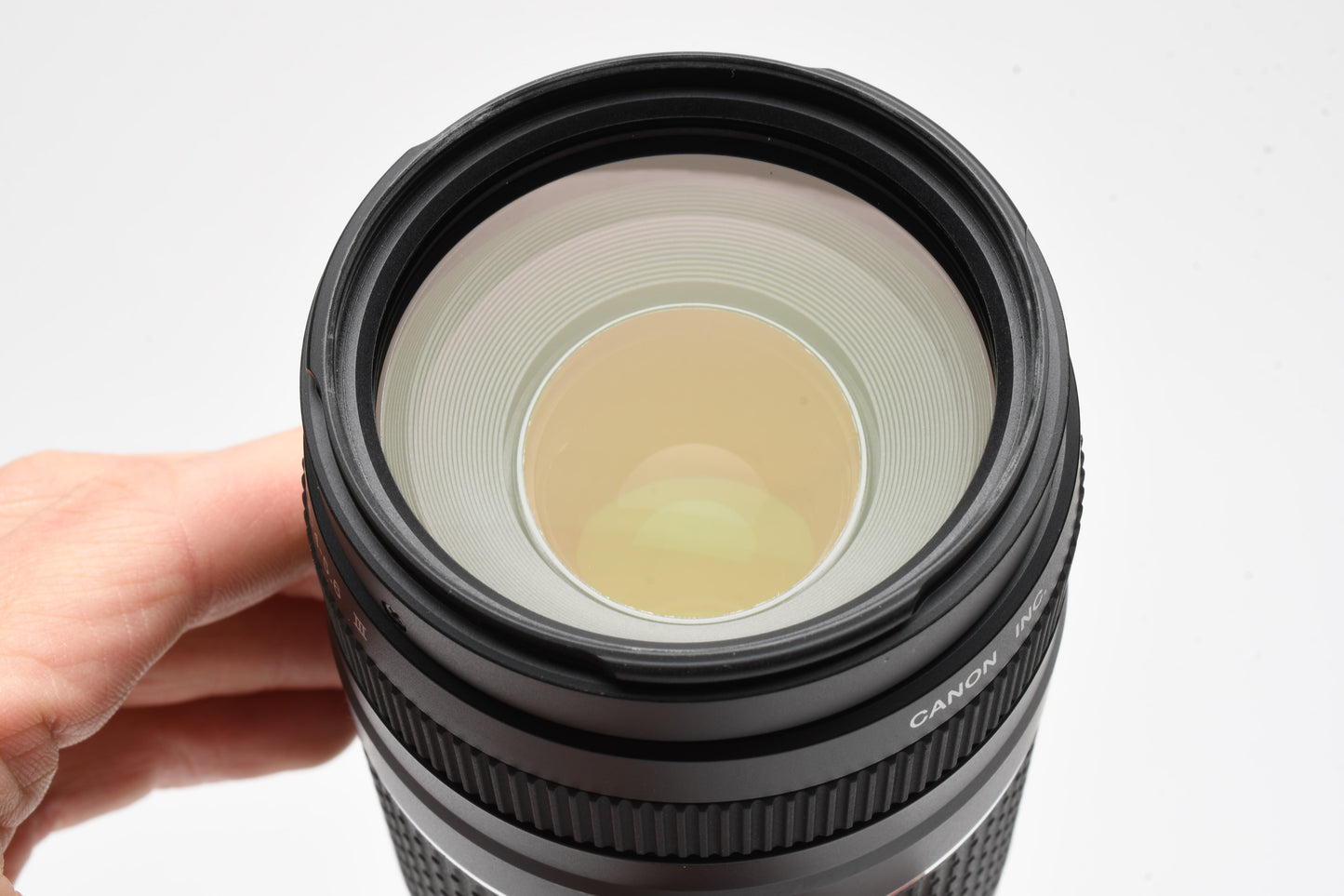 Canon EF 75-300mm f4-5.6 III Telephoto zoom, caps + DHD UV, MInt-