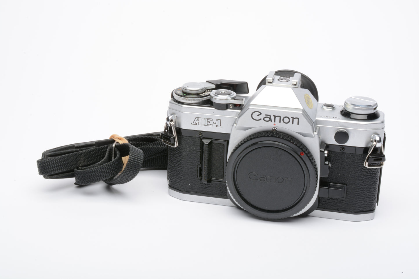 Canon AE-1 35mm SLR Body Only, new seals, eyecup, strap, tested, accurate