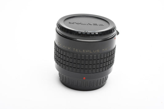 Kenko 2X teleconverter MC7 for Pentax PK Mount + Caps