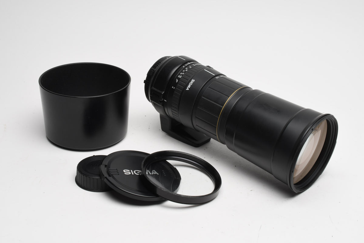 Sigma APO 170-500mm F5-6.3 D Lens Nikon F Mount, MF ONLY