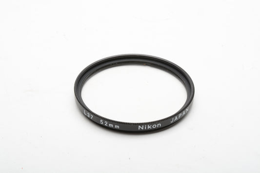 Nikon L37 52mm UV filter, Nice & Clean