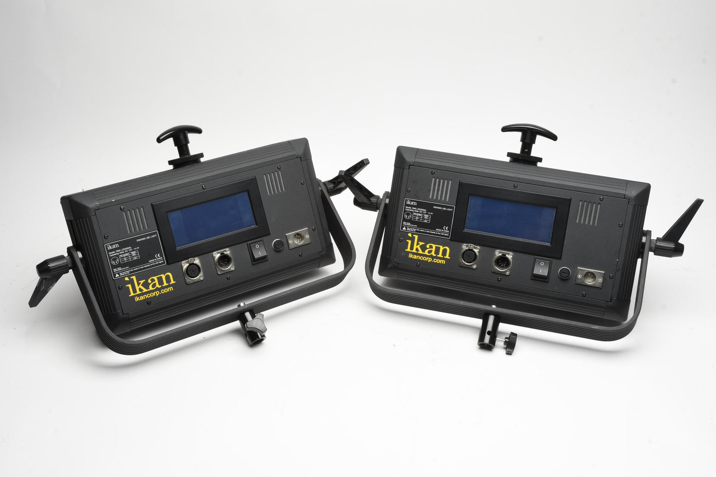 2X Ikan IDMX500 LED Lights, Chimera Diffusers, Case, Nice Kit!