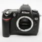 Nikon D70 DSLR body w/2batts, charger, strap, Only 7457 Acts