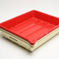 Set of 3 Paterson 12x16" darkroom paper developing trays (White, red)