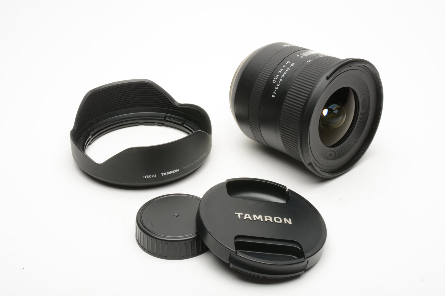 Tamron 10-24mm f3.5-4.5 Di II VC HLD wide zoom Nikon AF, Hood+Caps, USA