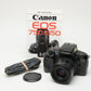 Canon EOS 750 35mm SLR w/35-70mm f3.5-4.5A zoom lens, book, strap, tested