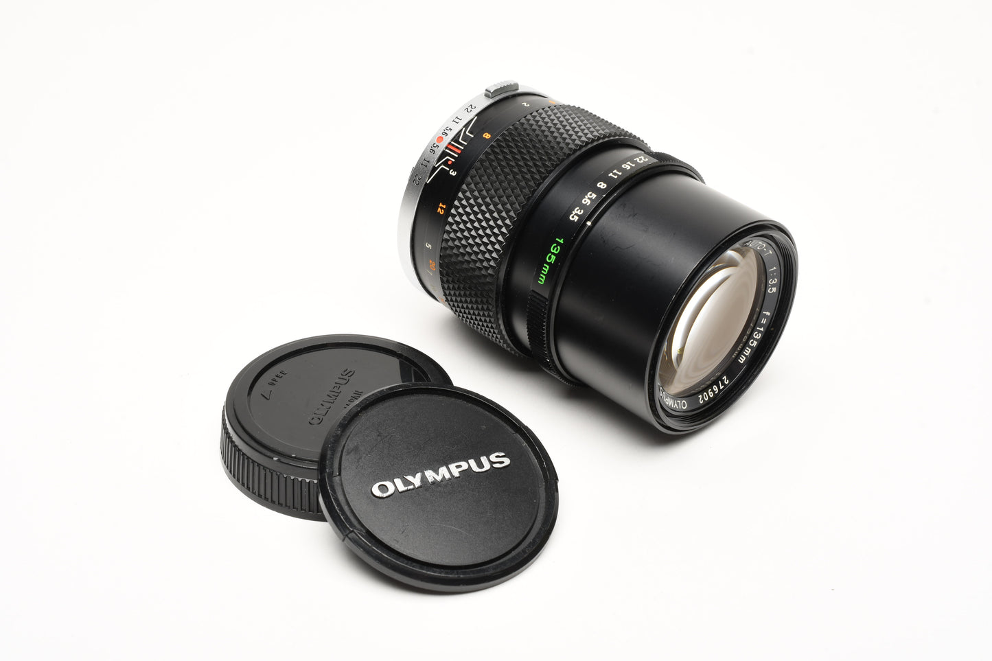 Olympus 135mm f3.5 Zuiko Auto-T Portrait lens, w/Caps