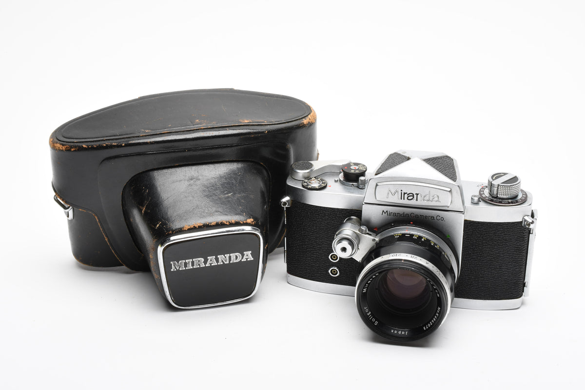 Miranda D Early Body w/5cmf1.9 lens, Case, works
