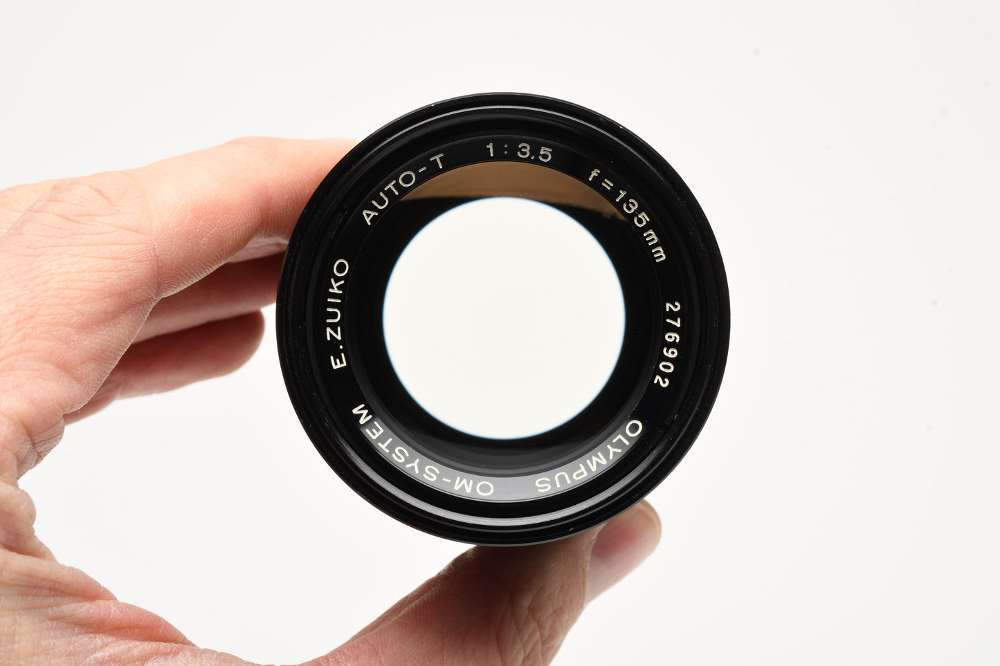 Olympus 135mm f3.5 Zuiko Auto-T Portrait lens, w/Caps