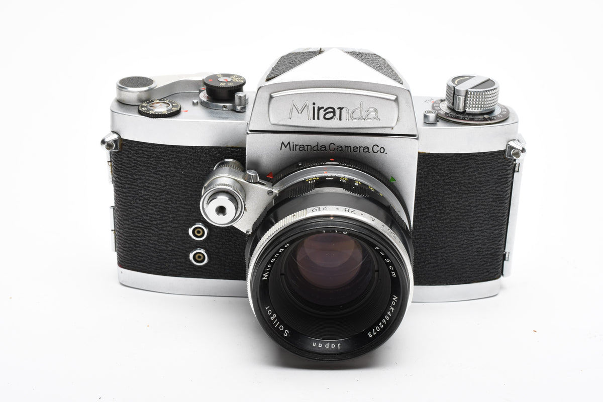 Miranda D Early Body w/5cmf1.9 lens, Case, works