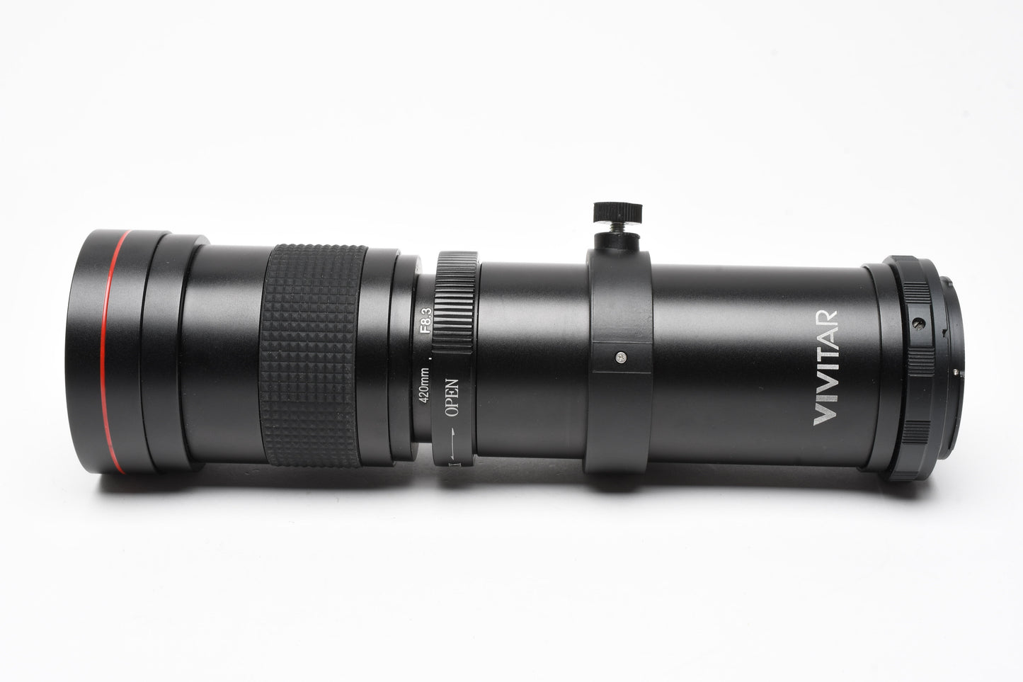 Vivitar 420-800mm f8-16 Telephoto Zoom lens w/Canon EF Mount adapter, Mint Boxed