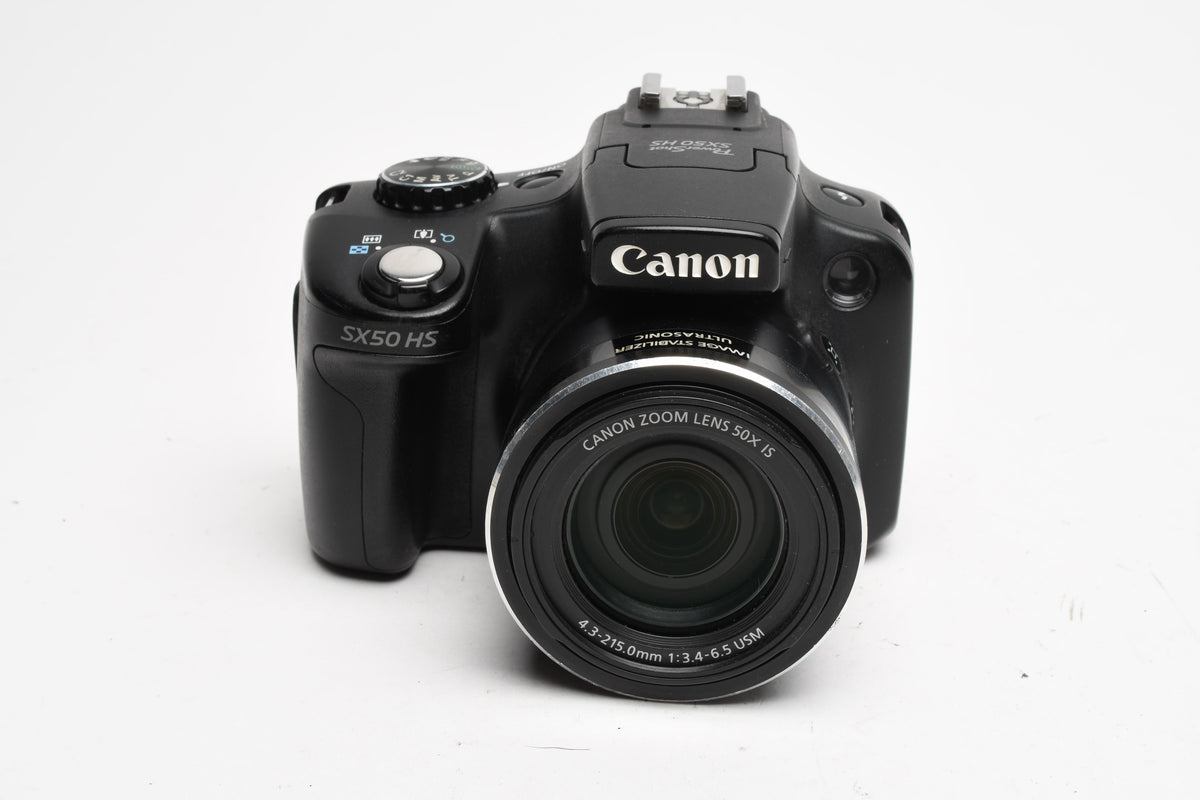 Canon PowerShot SX50 HS 12.1MP Digital Point&Shoot Camera w/2X Batts, Strap
