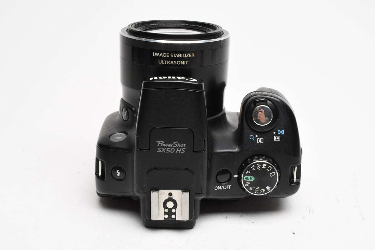Canon PowerShot SX50 HS 12.1MP Digital Point&Shoot Camera w/2X Batts, Strap