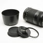 Canon EF-S 55-250mm f4-5.6 IS Zoom lens, caps, hood, UV, Nice
