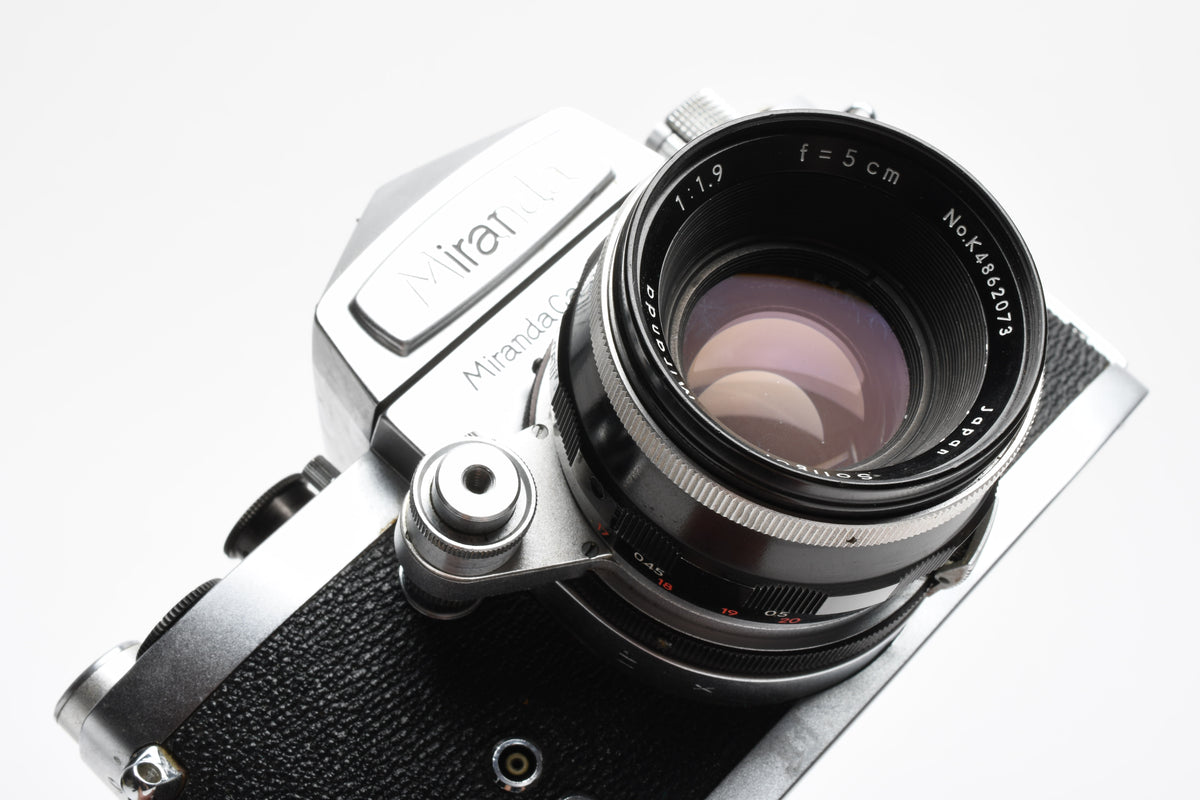 Miranda D Early Body w/5cmf1.9 lens, Case, works