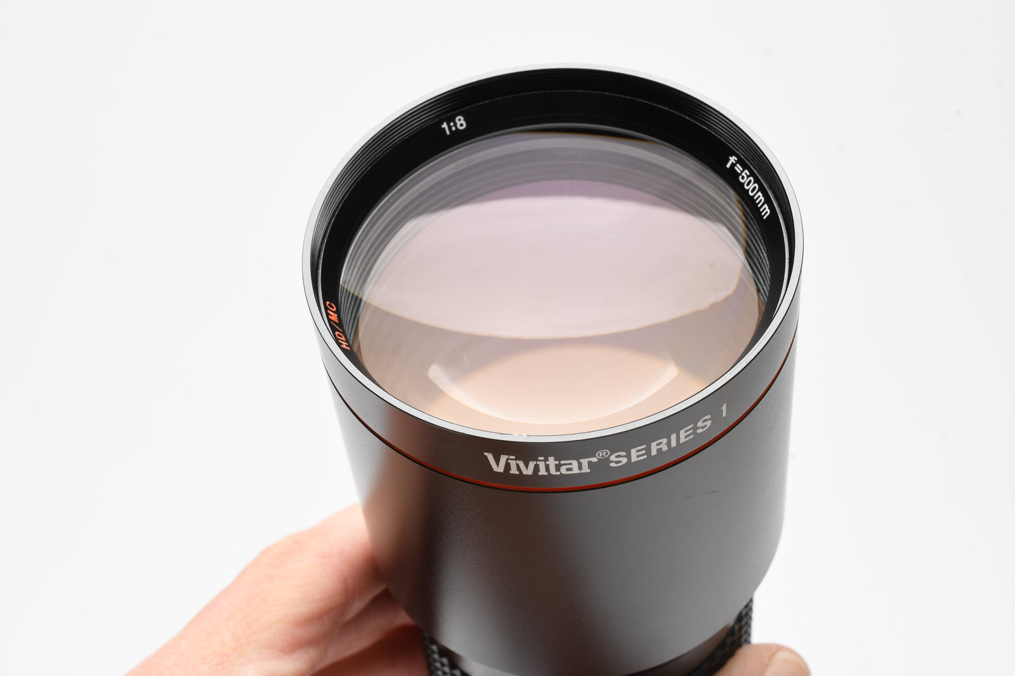 Vivitar Series 1 500mm f8 Telephoto lens w/Canon EF Mount adapter, Mint