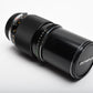 Olympus 200mm f4 E-Zuiko telephoto lens, Caps, Box, Clean