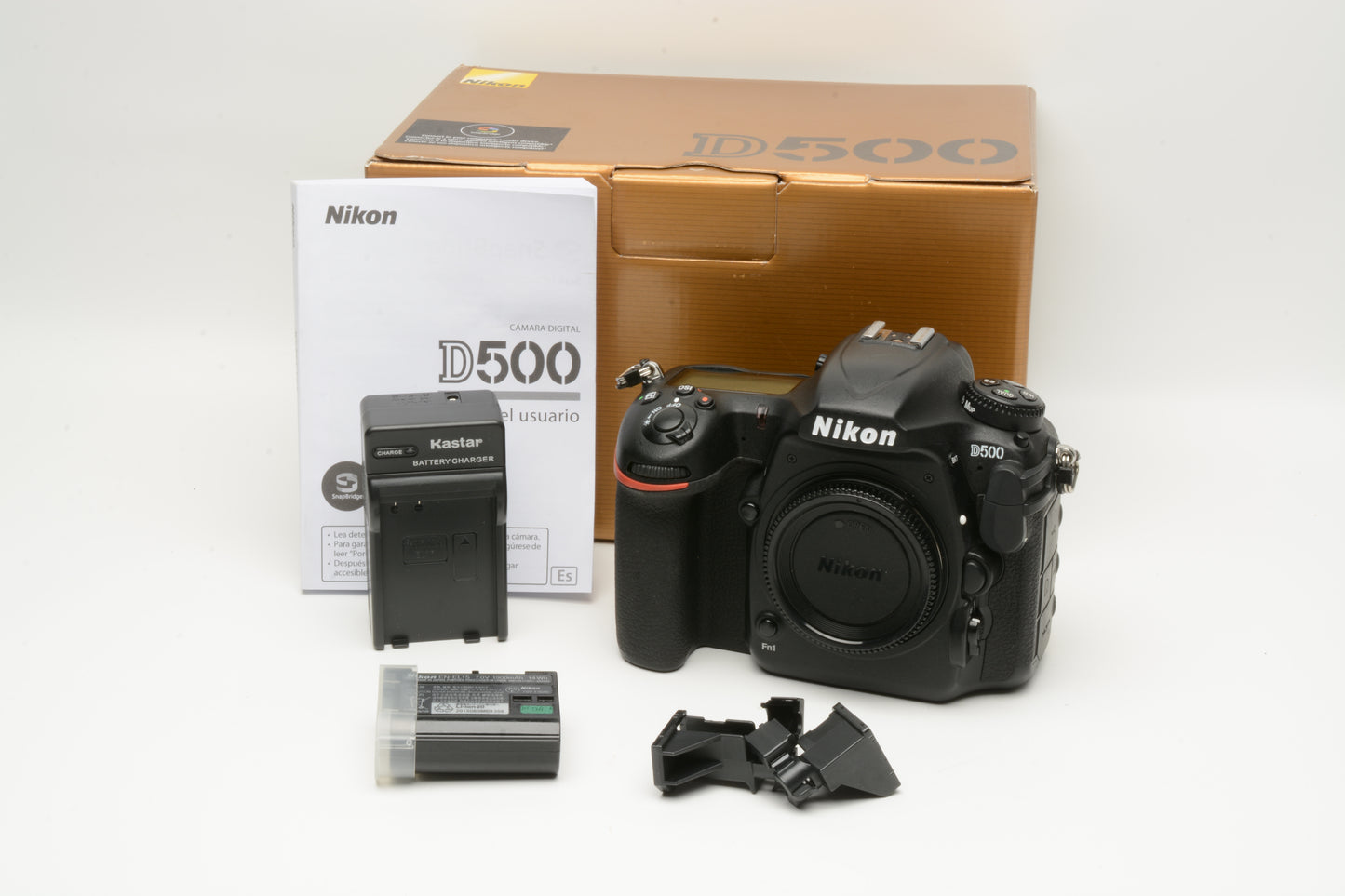 Nikon D500 DSLR Body, Boxed, Batt+charger, high use, still great!