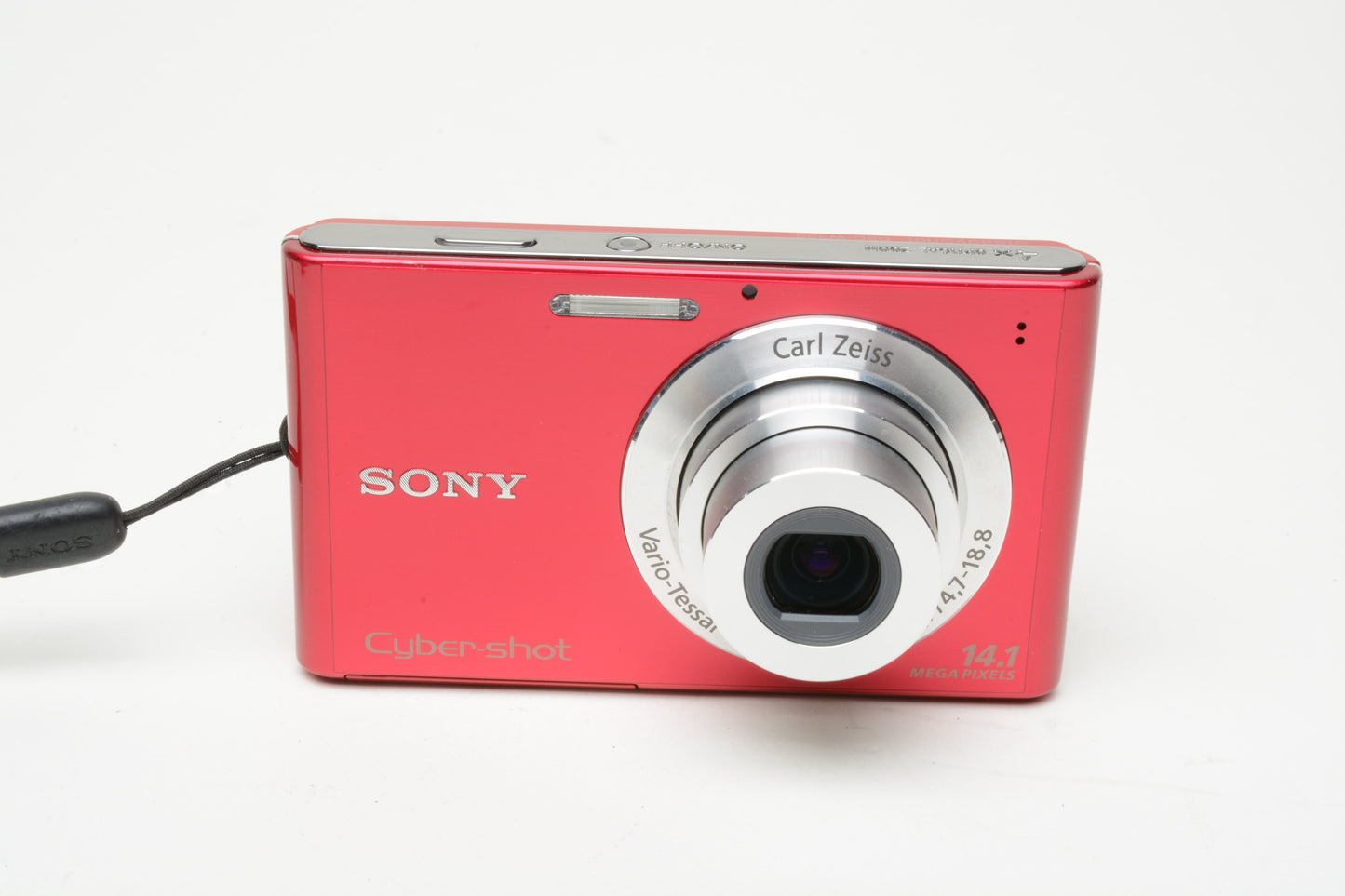 Sony DSC-W330 Burgundy 14.1MP digital Point&Shoot camera, boxed, Very clean + case