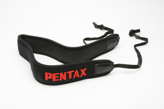 Pentax wide quality neoprene strap, Very clean, ~2" wide