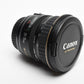 Canon EF 20-35mm f3.5-4.5 USM  compact zoom lens, caps, Mint-