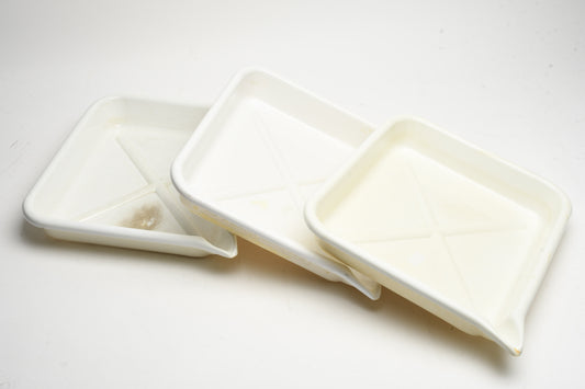 3X 8x10" darkroom printing trays (11x13" exterior) Clean
