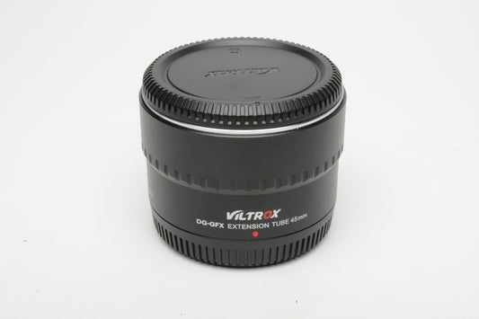 Viltrox DG-GFX 45mm w/caps for Fujifilm GFX mount, Mint Condition, boxed