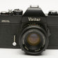 Vivitar 250SL 35mm SLR w/50mm f1.8, 2X converter, flash, case, tested, nice!