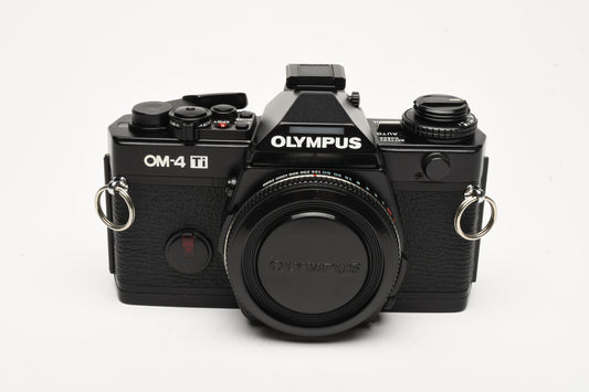 Olympus OM-4Ti 35mm SLR Black Body, Mint-, Gorgeous!  Tested