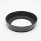 Nikon F lens hood for 28mm f3.5 52mm metal screw-on (NIB)