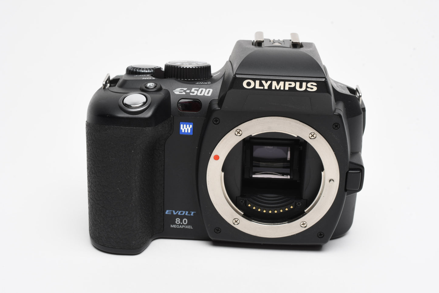 Olympus E-500 8MP Digital camera body, Batt+charger, Tested