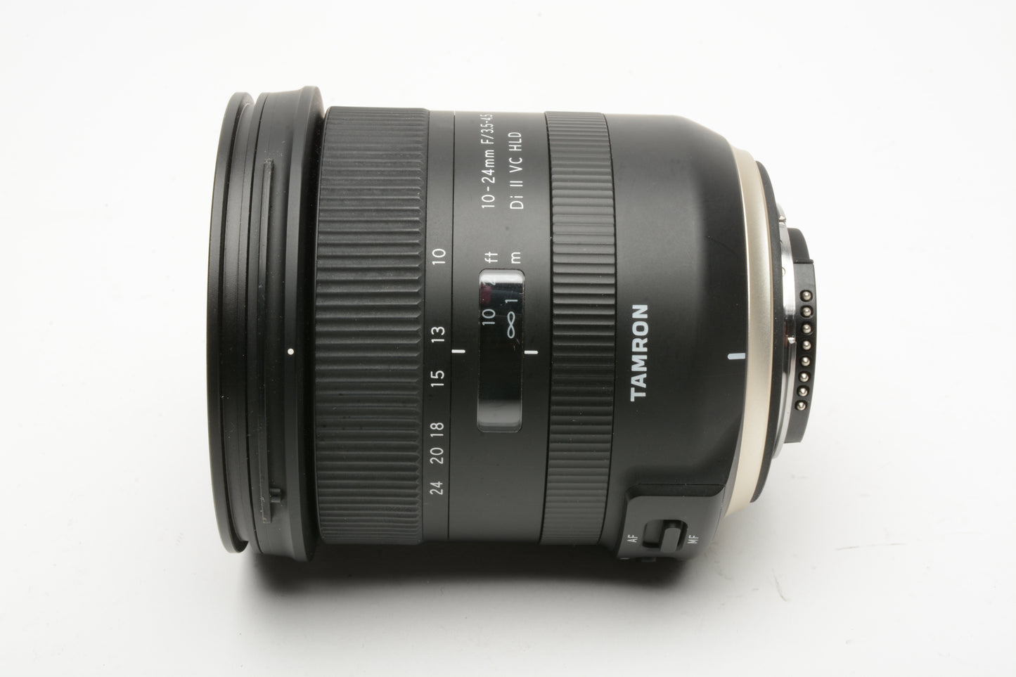 Tamron 10-24mm f3.5-4.5 Di II VC HLD wide zoom Nikon AF, Hood+Caps, USA