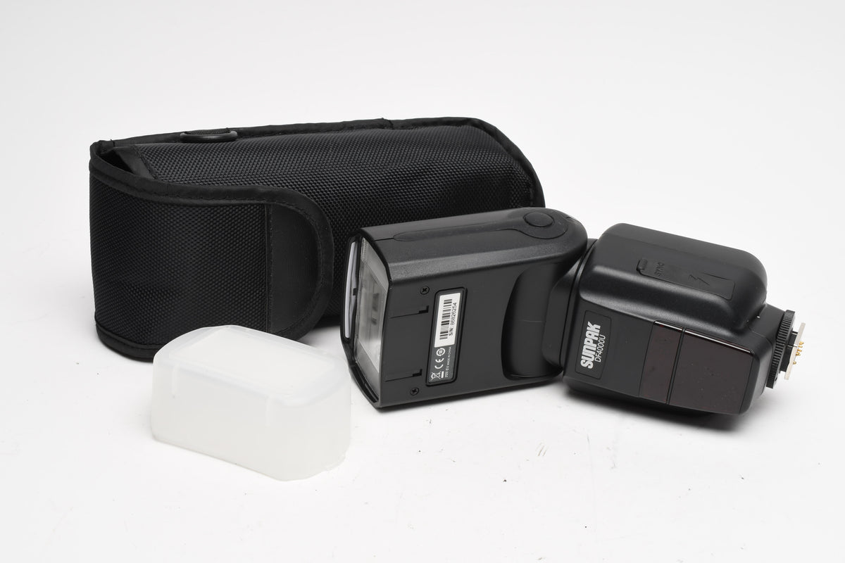 Sunpak DF4000U Flash For Canon, Nikon, Sony DSLRs, Tested