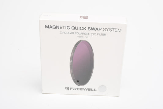 Freewell Circular Polarizer CPL 72mm Magnetic Quick Swap Filter, NIB