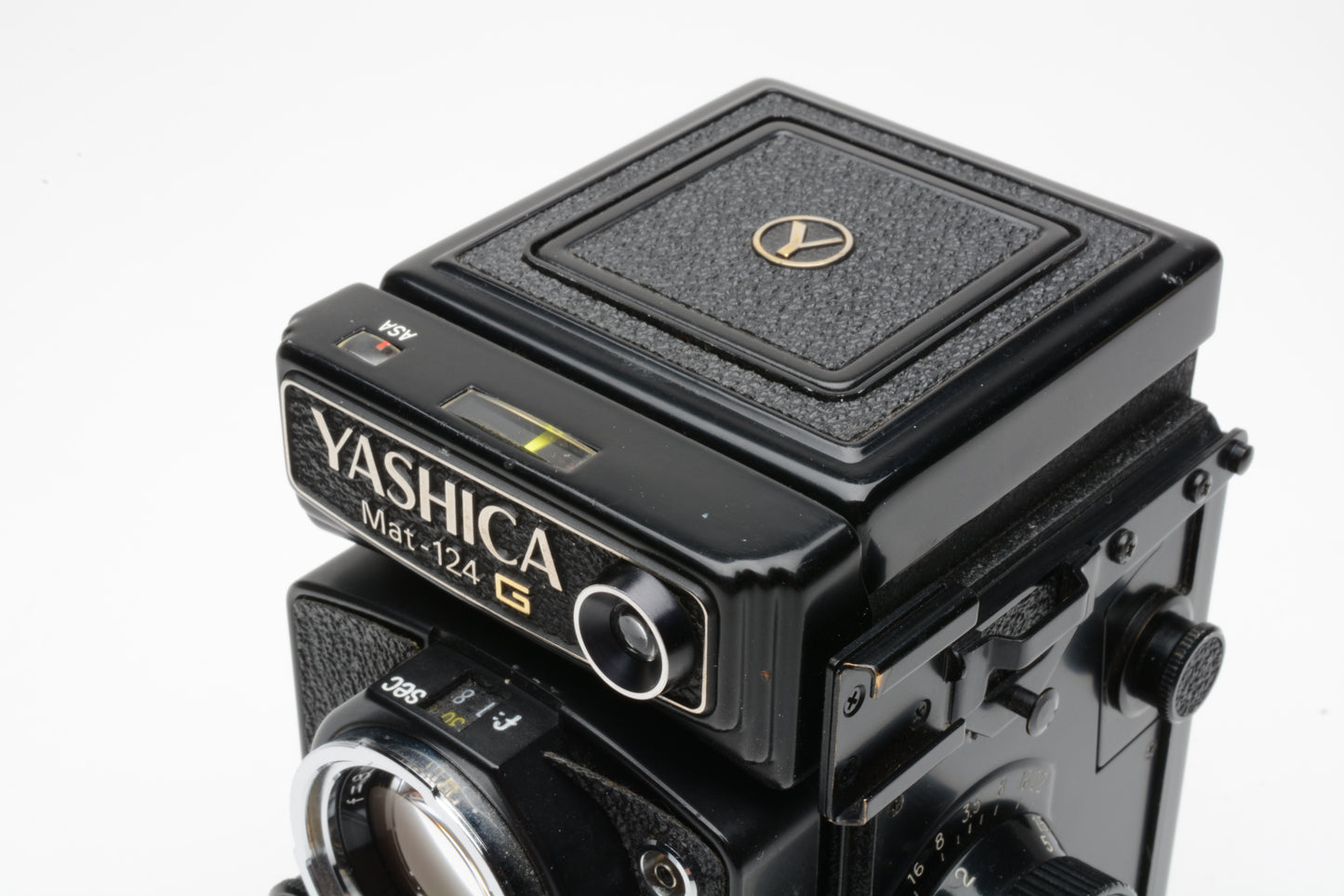 Yashica Mat 124G 120 TLR camera w/80mm f3.5 lens, tested, works great, clean!