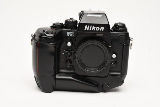 Nikon F4s 35mm SLR body, Mint-, Very clean, tested, GREAT