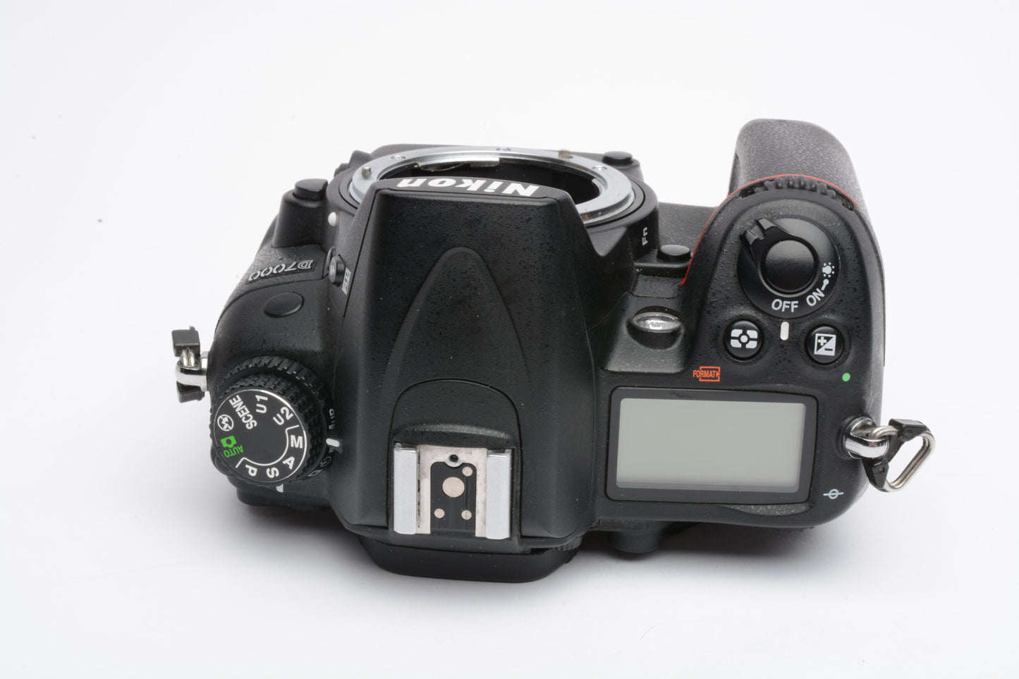 Nikon D7000 16.2MP DSLR, batt, charger, strap, only 31,755 Acts! Nice!