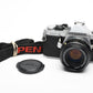 Pentax ME Super 35mm SLR w/50mm f2, Strap, Good seals, Tested, Clean