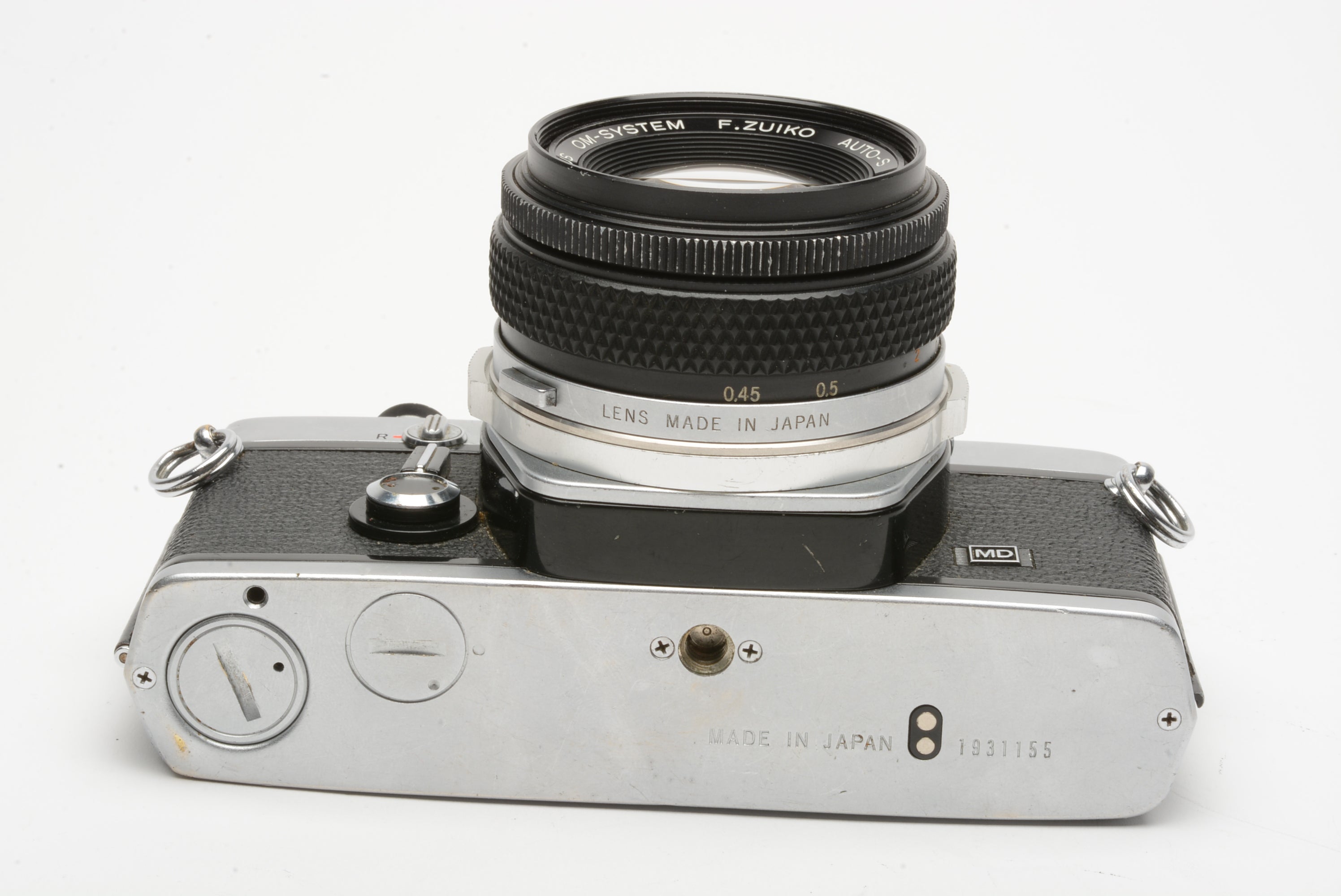 Olympus OM-1N MD 35mm SLR Body w/Zuiko 50mm f1.8 lens, new seals
