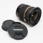 Tamron SP 10-24mm f3.5-4.5 Di II wide zoom for Canon EF, caps, nice