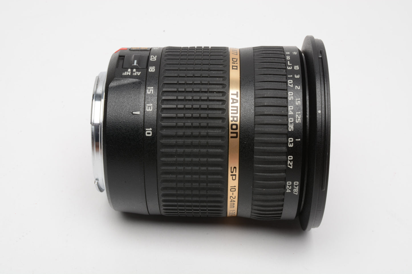 Tamron SP 10-24mm f3.5-4.5 Di II wide zoom for Canon EF, caps, nice