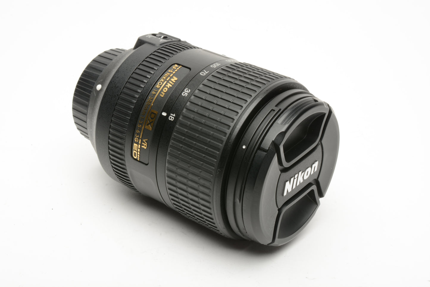 Nikon AF-S Nikkor 18-300mm f3.5-6.3G ED VR DX zoom, caps, near mint *READ