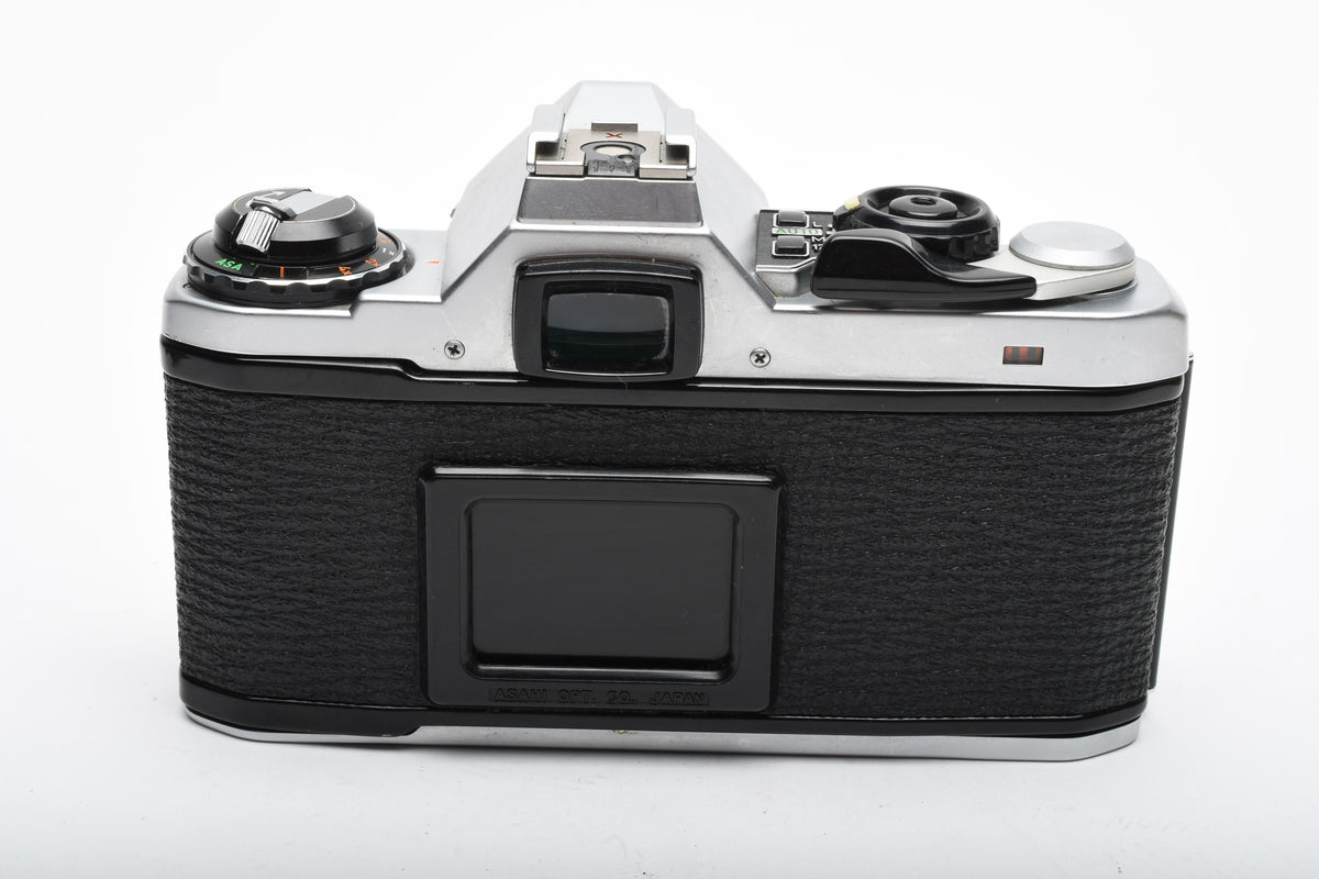 Pentax ME Super 35mm SLR w/50mm f2, Strap, Good seals, Tested, Clean