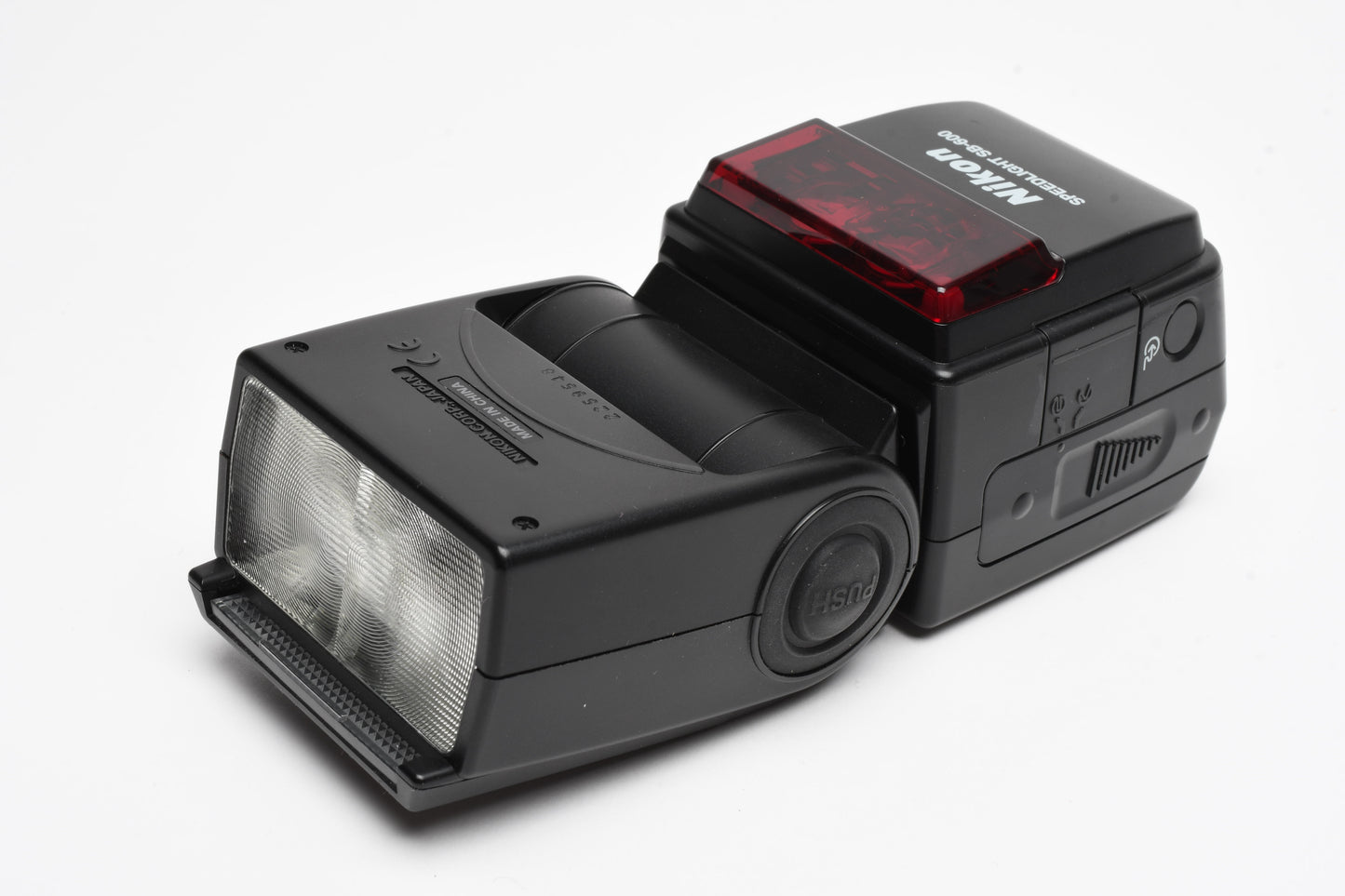 Nikon SB-600 shoe mount flash, case, stand, clean, fully tested