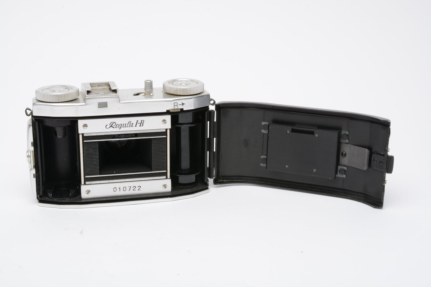 King Regula Ib 35mm Film Rangefinder Camera w/Steinheil 50mm f2.8, Works! Vintage